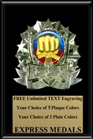 Dome Insert Martial Arts Plaque (4 Sizes)
