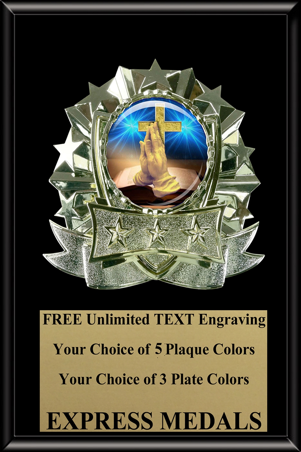 Dome Insert Religious Plaque (4 Sizes)