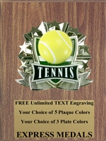 All-Star Tennis Plaque (4 Sizes) (PM1275)