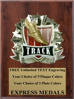 All-Star Track Plaque (4 Sizes) (PM1276)