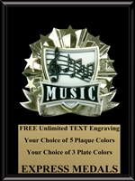 All-Star Music Plaque (4 Sizes) (PM1279)
