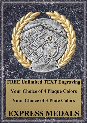 Platinum Swimming Plaque 4x6 & 5x7 PM5114-VL