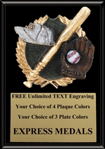 Full Color Baseball Plaque 4x6 & 5x7 PM660-VL
