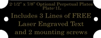 Extra Engraved Perpetual Plate