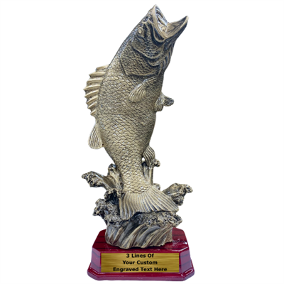 12" Standing Bass Trophy