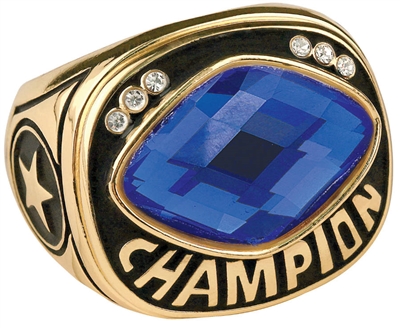 Champion Ring Synthetic Gem Stone