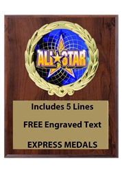 Plaques available in 3 sizes 4x6, 5x7 or 6x269