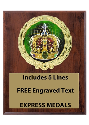 Plaques available in 3 sizes 4x6, 5x7 or 6x321