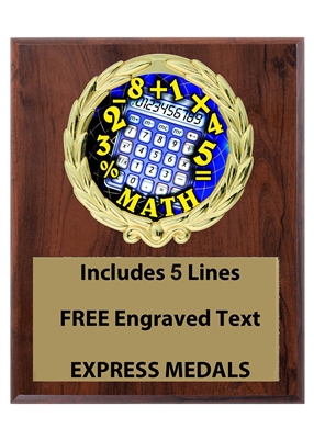 Plaques available in 3 sizes 4x6, 5x7 or 6x327