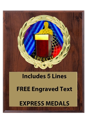 Plaques available in 3 sizes 4x6, 5x7 or 6x352