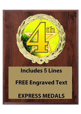 Plaques available in 3 sizes 4x6, 5x7 or 6x371