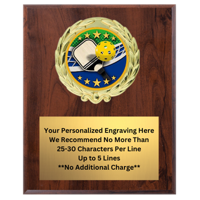 Plaques available in 3 sizes 4x6, 5x7 or 6x8
