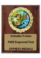 Plaques available in 3 sizes 4x6, 5x7 or 6x419