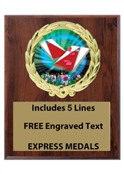 Plaques available in 3 sizes 4x6, 5x7 or 6x425