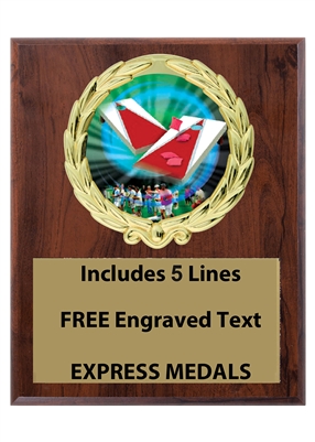Plaques available in 3 sizes 4x6, 5x7 or 6x425