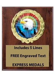 Plaques available in 3 sizes 4x6, 5x7 or 6x428