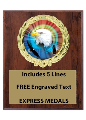 Plaques available in 3 sizes 4x6, 5x7 or 6x428