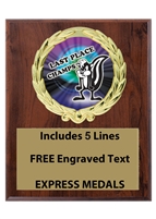 Plaques available in 3 sizes 4x6, 5x7 or 6x439