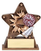 5-1/2" Starburst Series Cheer Trophy