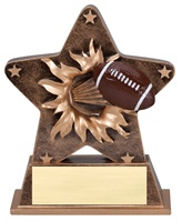 5-1/2" Starburst Series Football Trophy