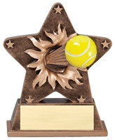 5-1/2" Starburst Series Tennis Trophy