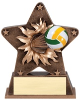 5-1/2" Starburst Series Volleyball Trophy