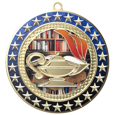 3" Radiant Star Scholastic Medal (RSM108)