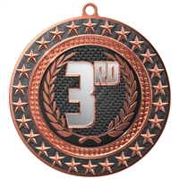 3" Radiant Star 3rd Place Medal (RSM163)