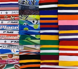 Case of 100 of Any Color 7/8" x 32" Ribbons w Clip Ribbon Case 100