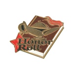 1-1/4" Star Student Honor Roll Pin SA22