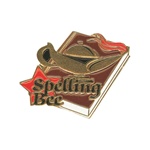 1-1/4" Star Student Spelling Bee Pin SA26