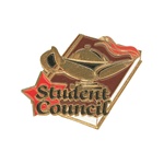 1-1/4" Star Student Council Pin SA27