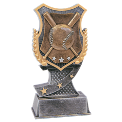 Shield Baseball Trophy