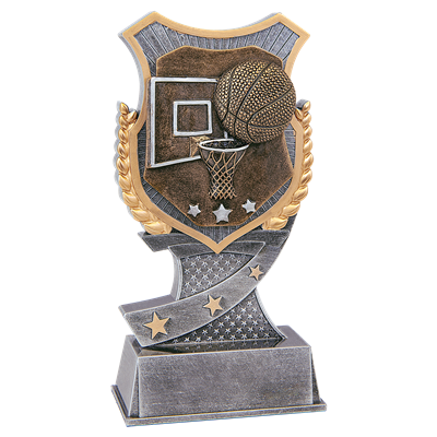 Shield Basketball Trophy
