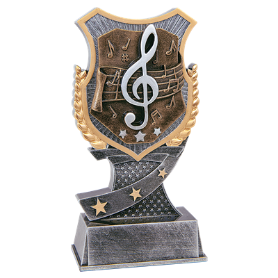 Shield Music Trophy