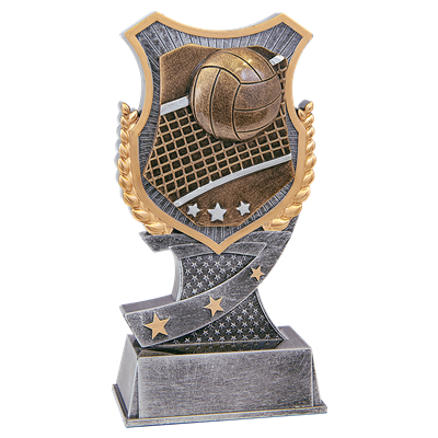 Shield Volleyball Trophy