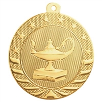2" Starbrite Series Lamp of Knowledge Medal Medal SB156