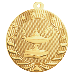 2" Starbrite Series Lamp of Knowledge Medal Medal SB156