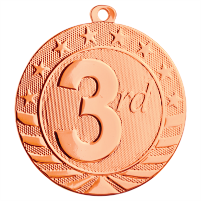 2" Starbrite Series Third Place Medal SB164