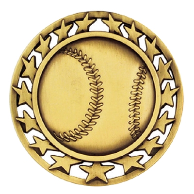 2-1/2" Super Star Baseball Medal SM-101
