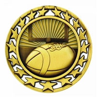 2-1/2" Super Star Football Medal SM-113