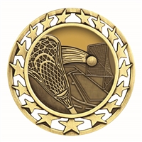2-1/2" Super Star Lacrosse Medal SM-119