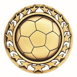 2-1/2" Super Star Soccer Medal SM-128