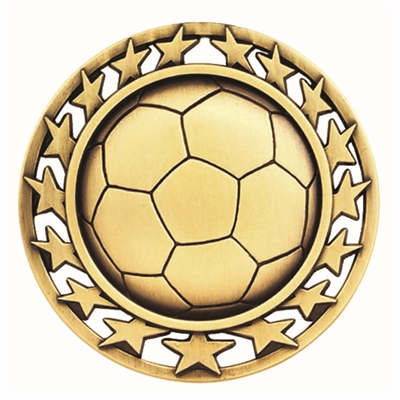 2-1/2" Super Star Soccer Medal SM-128