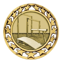2-1/2" Super Star Gymnastics Medal SM-129