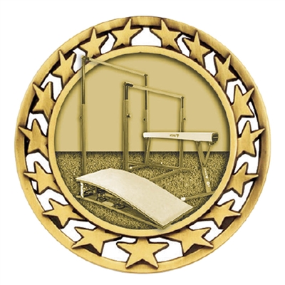 2-1/2" Super Star Gymnastics Medal SM-129