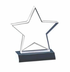 SMT-A Star Shaped Acrylic Award 5"