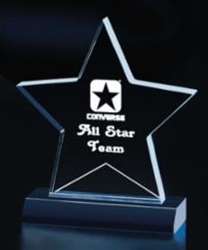 SMT-B Star Shaped Acrylic Award 6"