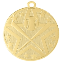 2" Superstar Series Baseball Medal SS401