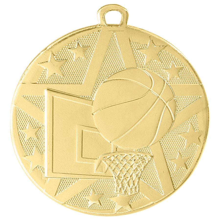 2" Superstar Series Basketball Medal SS402